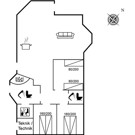 Everd - 300m From The Sea By Interhome